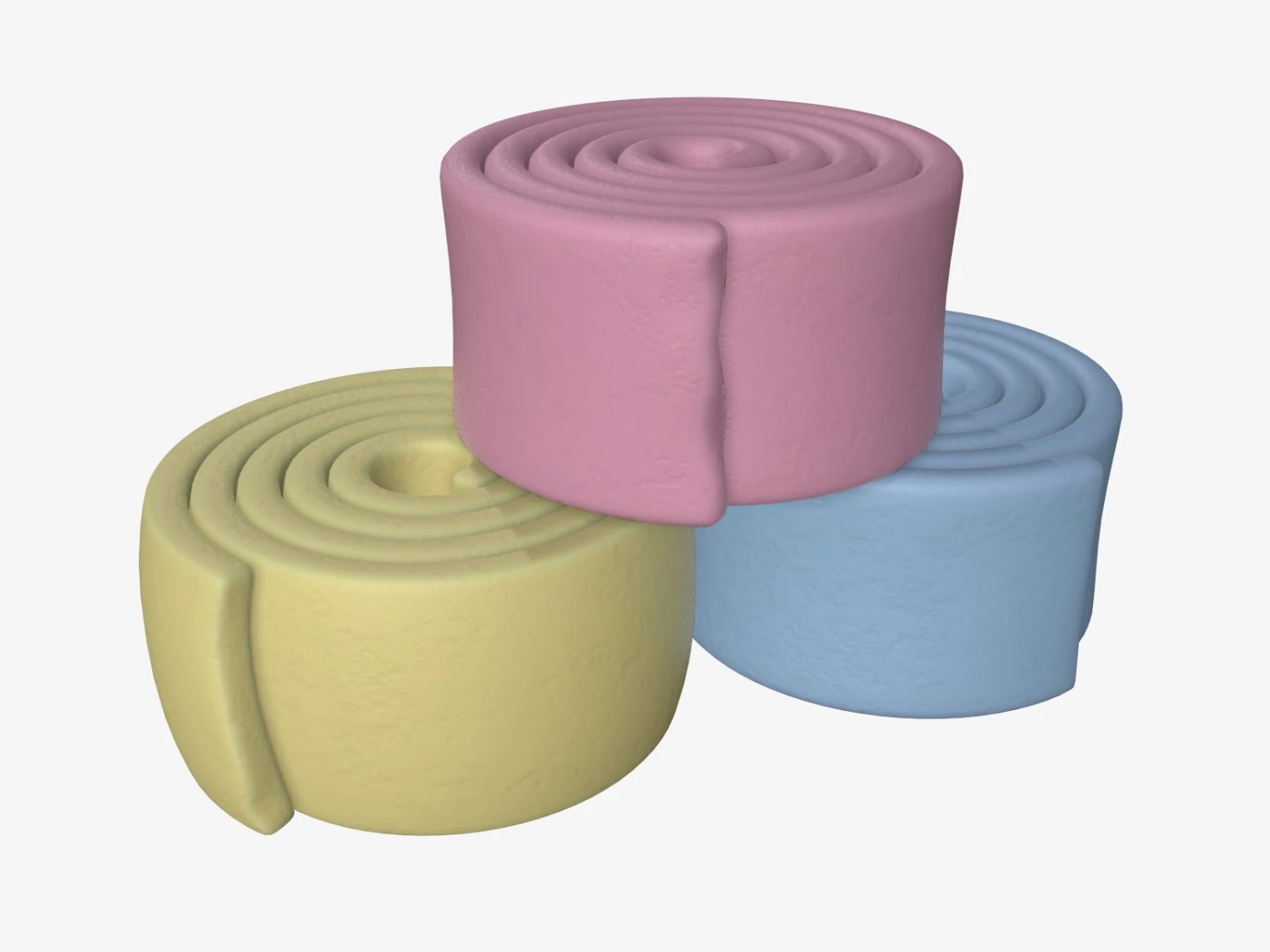 chewing gum 02 3D Model .c4d .max .obj .3ds .fbx .stl .blend