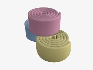 chewing gum 02 3D Model