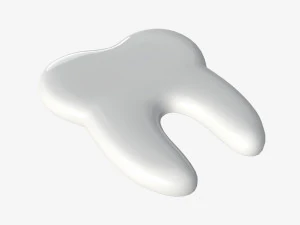 adesivo per denti Modello 3D