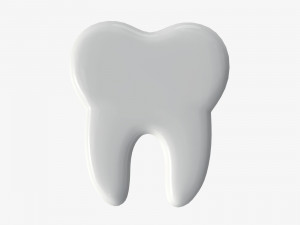 tooth sticker 3D 模型