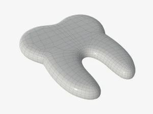 tooth sticker 3D Model