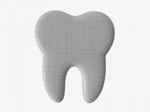 tooth sticker 3D 模型