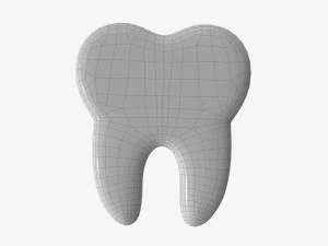 tooth sticker 3D Model