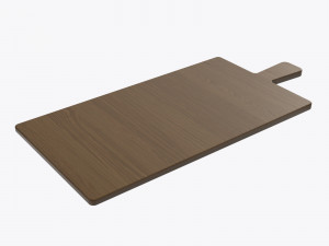 wooden cutting board 3D 模型