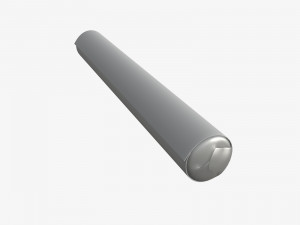 chewing gum package cylindrical shape Model 3D