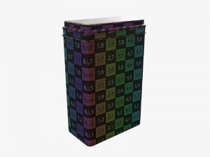 coffee can Modello 3D