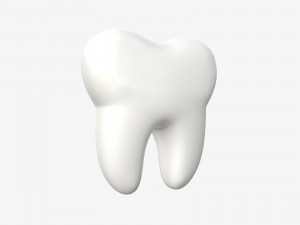 tooth cartoon 3D Model