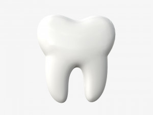 tooth cartoon 3Dモデル