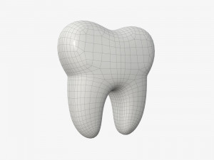 tooth cartoon 3Dモデル