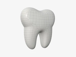 tooth cartoon 3D Model