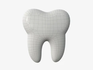 tooth cartoon 3D Model