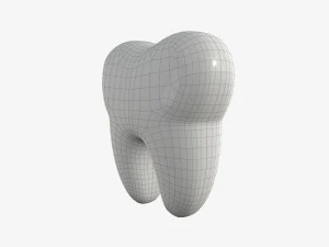 tooth cartoon 3D Model