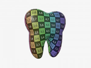tooth cartoon 3Dモデル
