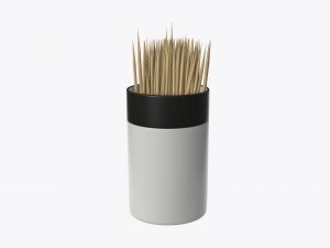 toothpick with holder 3D Model