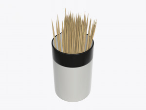 toothpick with holder Modelo 3D
