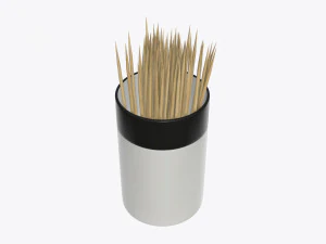 toothpick with holder 3D Model