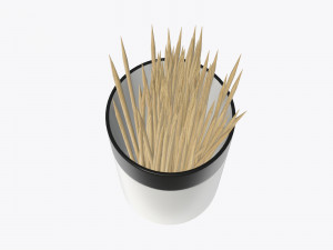 toothpick with holder Modelo 3D