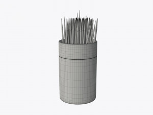 toothpick with holder Modelo 3D