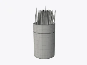 toothpick with holder 3D Model