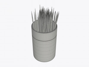 toothpick with holder Modelo 3D