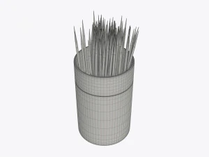 toothpick with holder 3D Model