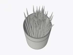 toothpick with holder 3D Model