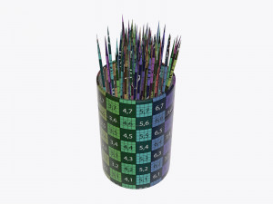 toothpick with holder Modelo 3D