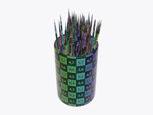 toothpick with holder 3D Model