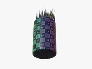 toothpick with holder 3D Model