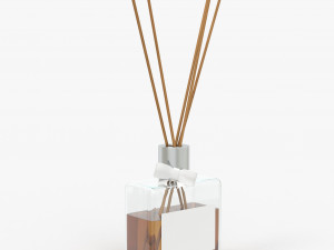 air refresher bottle with sticks 01 3D Модель