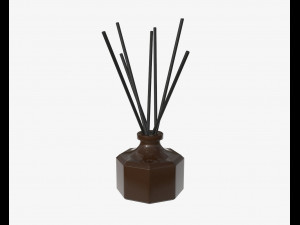 air refresher bottle with sticks 02 Modelo 3D