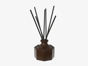 air refresher bottle with sticks 02 3D Model