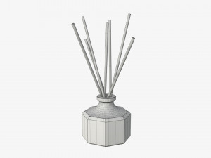 air refresher bottle with sticks 02 3D Model