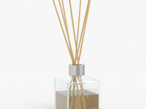 air refresher bottle with sticks 03 3Dモデル