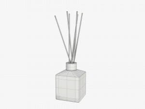 air refresher bottle with sticks 03 3Dモデル