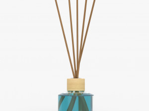 air refresher bottle with sticks 04 3D Модель