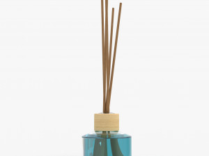 air refresher bottle with sticks 04 3D Модель