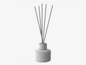 air refresher bottle with sticks 04 3D Модель