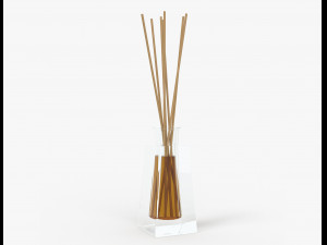 air refresher bottle with sticks 05 Modelo 3D