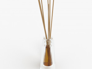 air refresher bottle with sticks 05 3D Модель