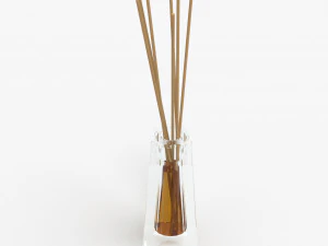 air refresher bottle with sticks 05 3D Model