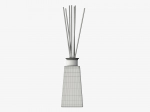 air refresher bottle with sticks 05 3D Модель