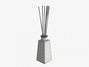 air refresher bottle with sticks 05 3D Модель