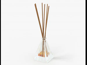 bouteille de rafra&icirc;chissement d'air avec b&acirc;tons 07 Modèle 3D