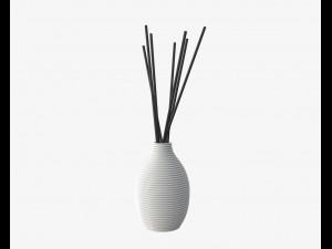 air refresher bottle with sticks 08 Modelo 3D