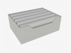 chewing gum package cylindrical shape in box 3Dモデル