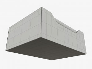 chewing gum package cylindrical shape in box 3D Model