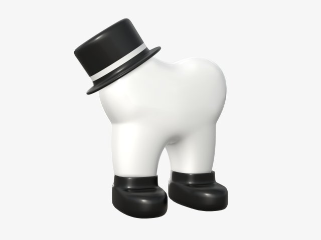 mister tooth 3D 模型 .c4d .max .obj .3ds .fbx .stl .blend