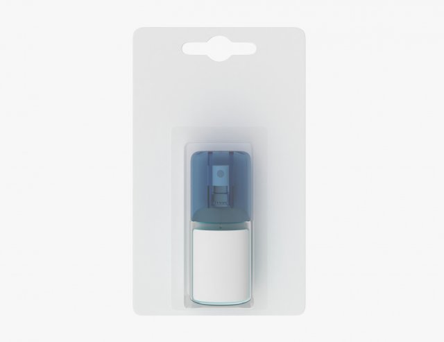 breath freshening spray with package 3D Модель .c4d .max .obj .3ds .fbx .stl .blend 