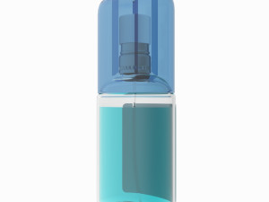 breath freshening spray with package 3D Модель